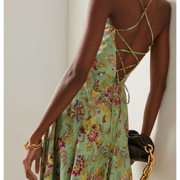 Lena Hoschek Kiosk Floral Cotton Midi - Picture 3 of 3